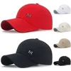 Trendige Baseballkappe mit Buchstabe M und Stickerei, atmungsaktiv, Hip-Hop, Outdoor-Sport, Baumwolle, Sonnenschutz und Schattierung, Trucker-Kappe