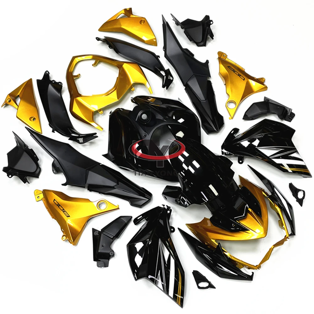 Hell golds ch warzer Farbverlauf druck für Kawasaki-Voll verkleidung ssatz z800 2013 2014 2015 2016 Karosserie verkleidung Image