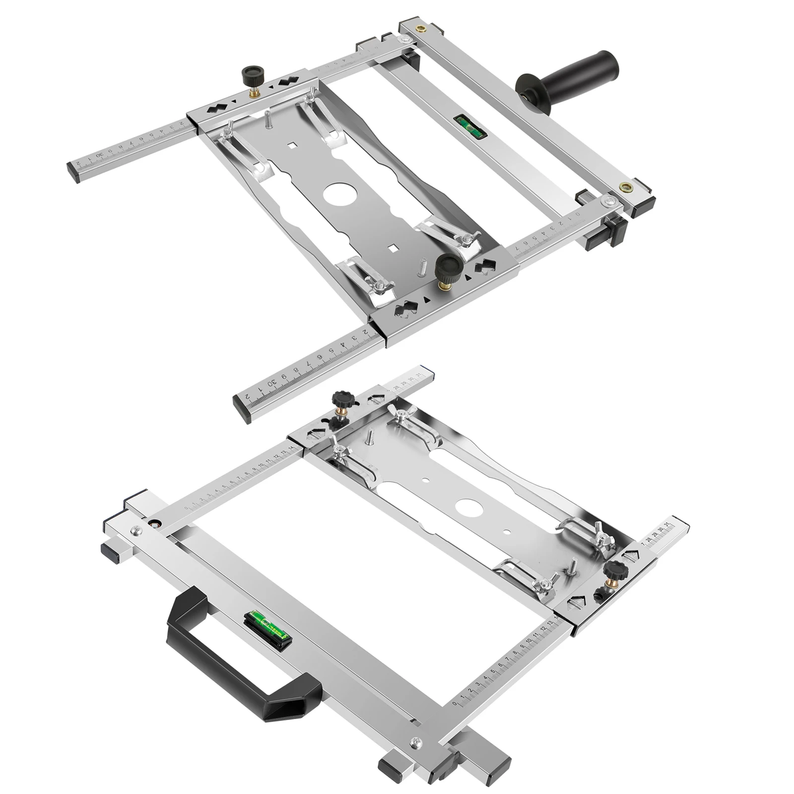 Schneidemaschine Kantenführung Positionierer Edelstahl Multifunktionale Schneidemaschine Sicherheit Holzbearbeitung Tischkreissäge Kreissäge Image
