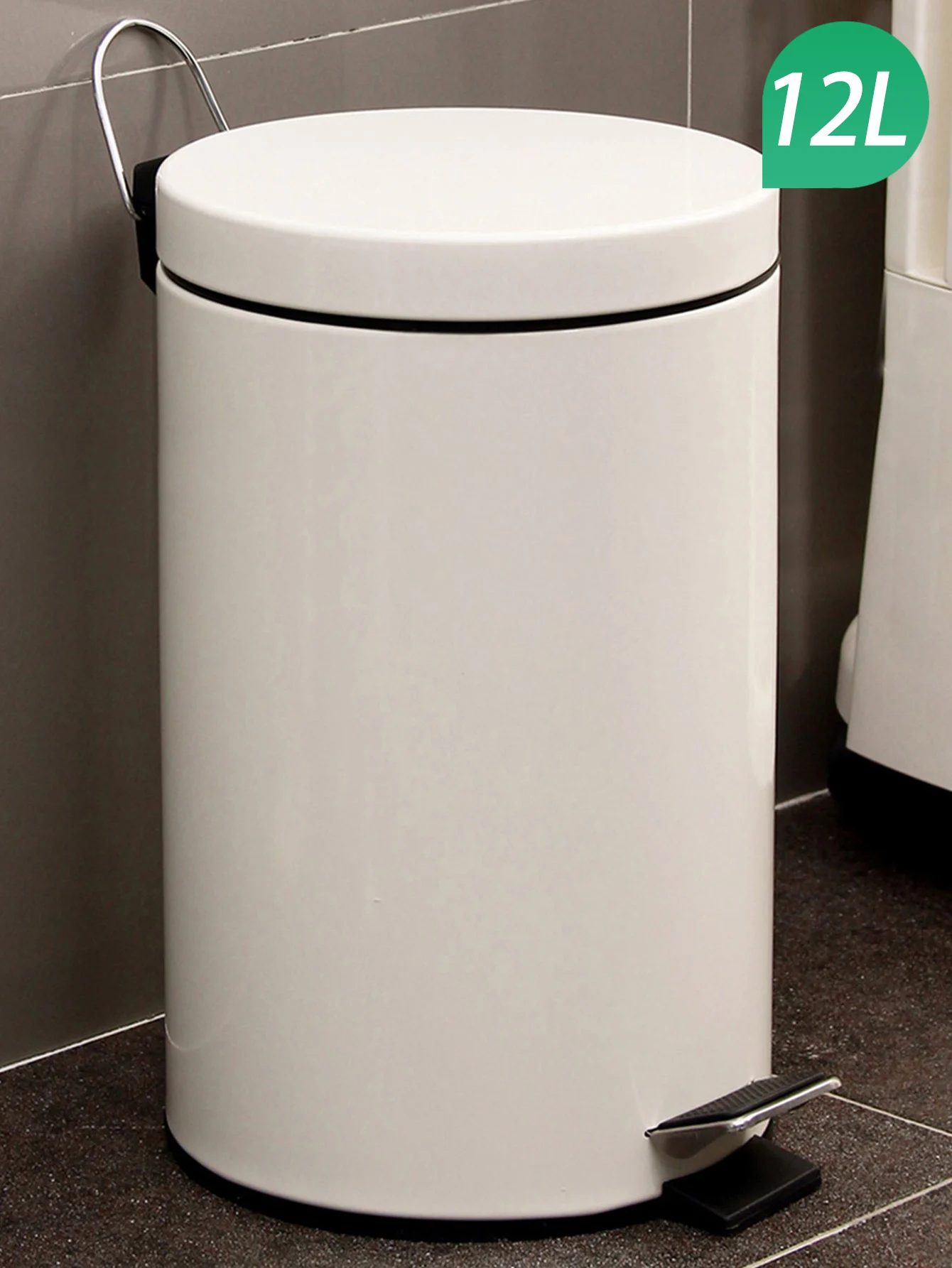 Halloween Dekor 8l 12l Pedal Mülleimer Haushalt Wohnzimmer mit Abdeckung leise langsam fallen Toilette Toilette Mülleimer