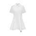 Short Sleeved Asymmetric Polo Dress