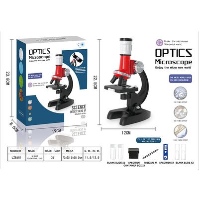 High Definition And High-power Microscope Toys For Middle And Primary School Biological Science Experiments Portable Children's Puzzle Science And Education Gifts