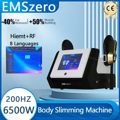 Portable EMszero neo 6500W RF Body Slim Machine Build Muscle Fat Burning EMS Equipment EMSzero Neo