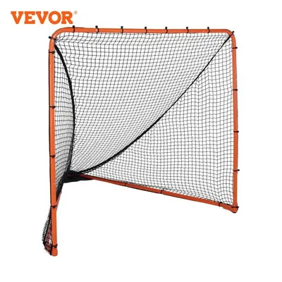 VEVOR 6 x 6 FT Lacrosse Goal Lacrosse Net Folding Portable Backyard Lacrosse Training Equipment