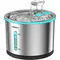 NPET Cat Water Fountain Stainless Steel, 50oz/1.5L Dishwasher Safe Pet Water Fountain with Visible