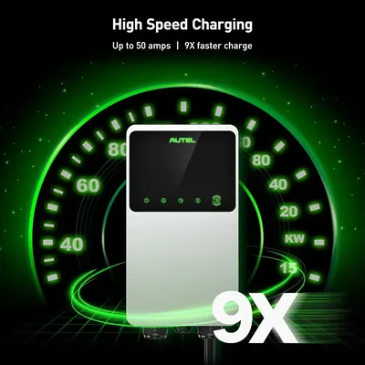 FREE SHIPPING.Autel MaxiCharger Home Electric Vehicle (EV) Charger, up to 50 Amp, 240V, Level 2 WiFi