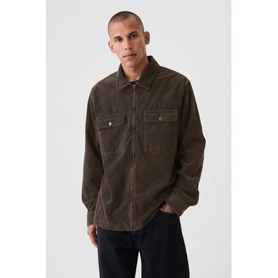 Gap Mens Brown Corduroy Point Collar Jacket - Brown