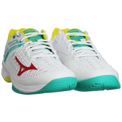 Mizuno Wave Exceed Tour 4 AC Herren Weiße Tennisschuhe Image