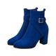 Wide Calf Knee High Boots Womens Shoes Size 8 Ladies Solid Color Pearl Bow Trim Inner Heightening Fashion Mid Boots Wide Calf Knee High Boots Womens Shoes Size 8 (Blue, 6)