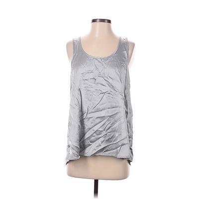 PJ Harlow Sleeveless Top Silver Scoop Neck Tops - Women's Size Small