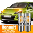 2 pz LED Indicatori di direzione Blub Lampada Canbus PY21W BAU15S Per Renault Clio 3 Kadjar Kaptur Koleos 1 Laguna 2 Megane 4 CC Twingo