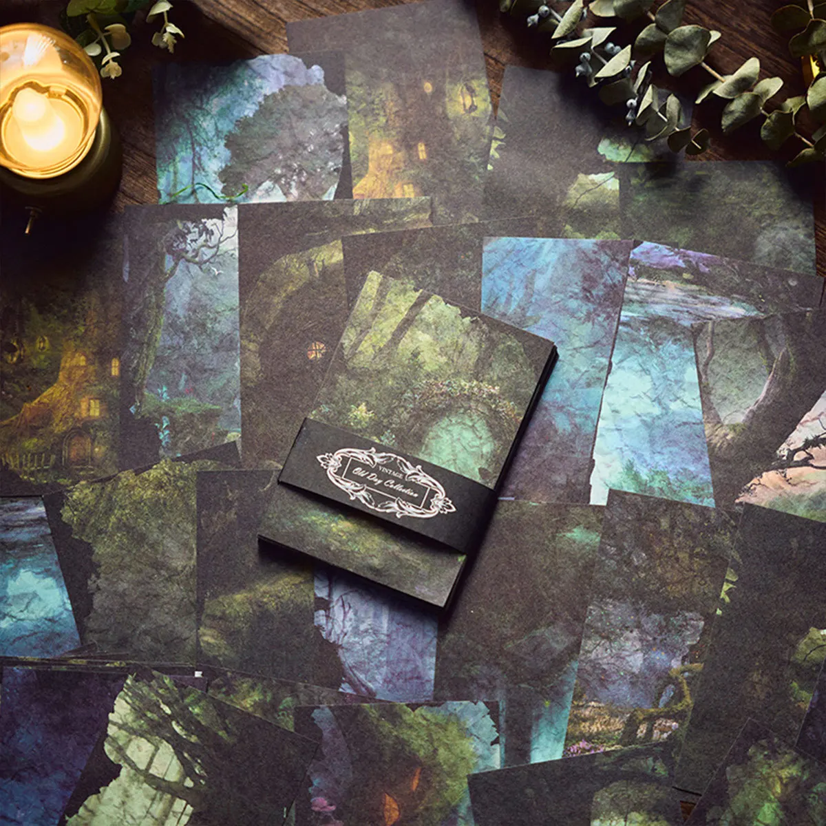 50 stücke Vintage DIY Material Papier dekorative Scrap booking Kreativität Hintergrund Papier handgemachte Bastel bedarf Image