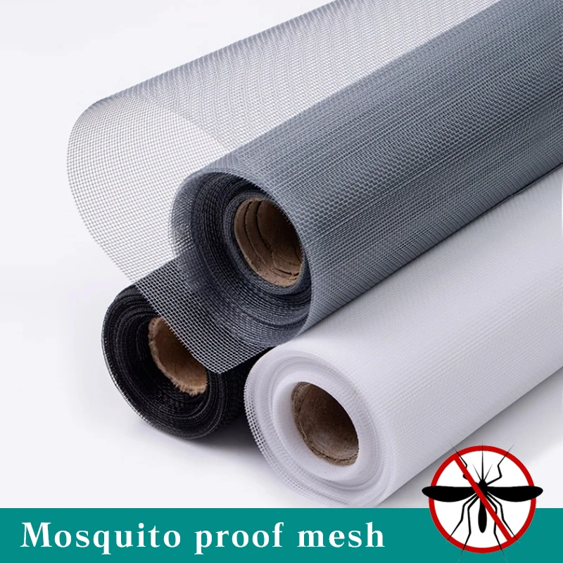 Fenstergitter, selbst installiertes Fenster, mückensicheres Fenstergitter, Haushaltsersatz, staubdichtes Netz, Sandfenster, insektensicheres Netz Image