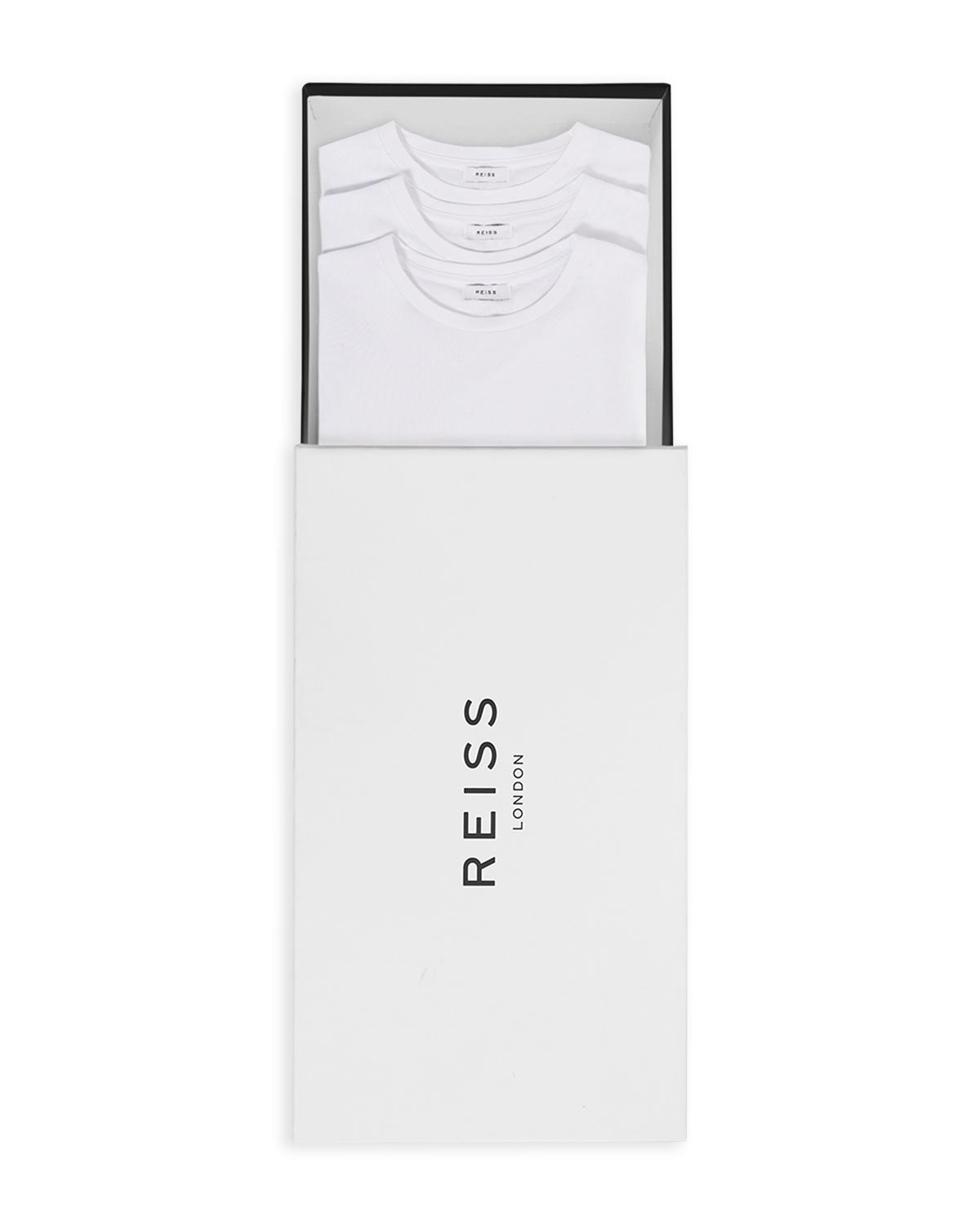 Reiss Bless Crewneck Tees, Pack of 3 - White