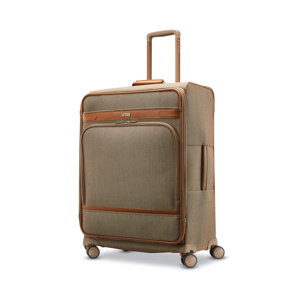 Hartmann Herringbone Deluxe Medium Journey Expandable Spinner - Terracotta Herringbone