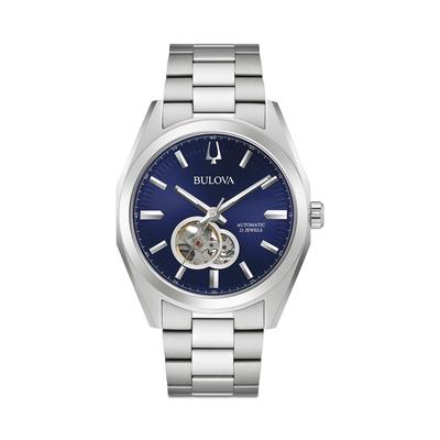 Bulova Surveyor Watch, 43.5mm - Blue/Silver