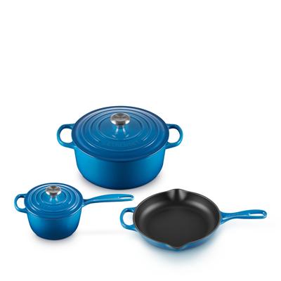 Le Creuset 5-Piece Cast Iron Cookware Set - Marseille