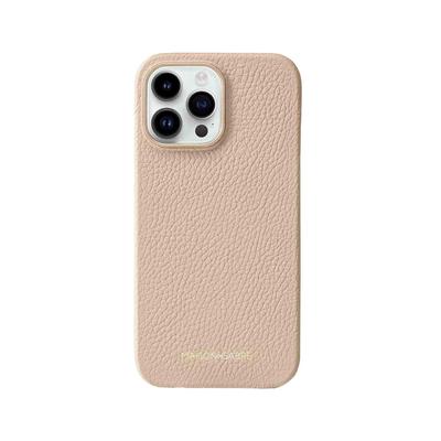 Maison de Sabre Leather Phone Case (iPhone 15 Pro) - Saharan Nude
