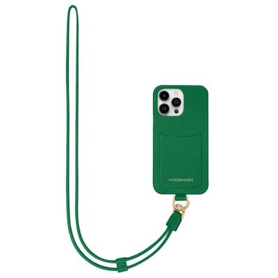 Maison de SABRE Sling Phone Case (iPhone 14 Pro Max) - Emerald Green