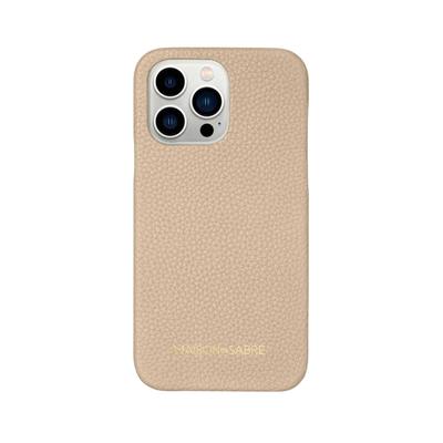 Maison de SABRE Leather Phone Case (iPhone 13 Pro) - Saharan Nude