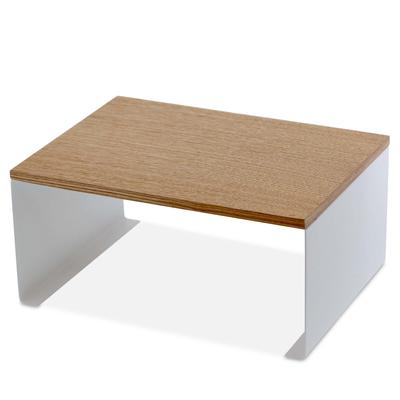 Yamazaki Tosca Wood Top Stackable Kitchen Rack - White