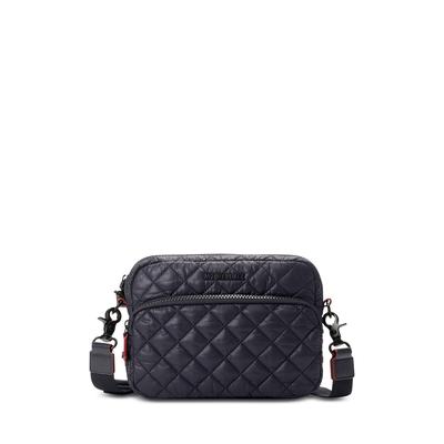 Mz Wallace Small Quilted Camera Bag - Black/Matte Black