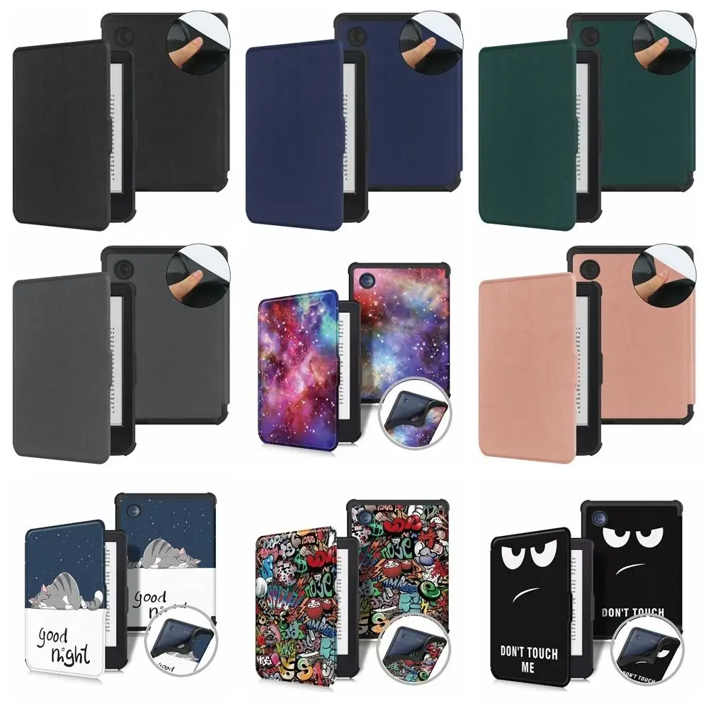 Für kobo clara color/bw/2e 6 Zoll E-Reader Fall 2024 neue n367 Smart Cover TPU Funda Auto Schlaf/Wake Schutzhülle Image