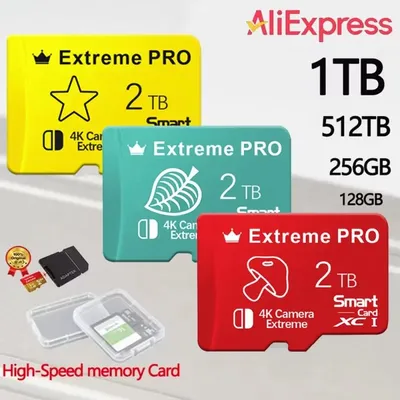 Original 2TB Micro TF SD Card Flash Class 10 SD Card 1TB High Speed Memory Card micro Card For