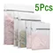 5Pcs Mesh Laundry Bags With 3 Sizes Durable Honeycomb Mesh Laundry Bags Reusable Washing Machines