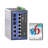 Moxa Ethernet Switch 10 Port Managed 4 PoE 3 SFP Combo Ext Temp EDS-P510-T