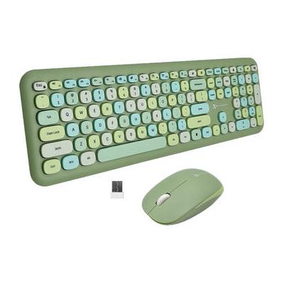 X9 Performance Wireless Keyboard and Mouse (Light Green) X9RFCOLORCBLG