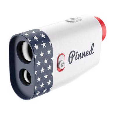 Pinned Golf Prism+ Rechargeable Golf Rangefinder (American Flag) TP+RWB