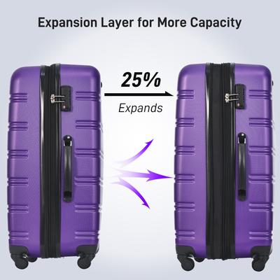 Hardshell Luggage Sets 4 pcs with Bag Spinner Suitcase