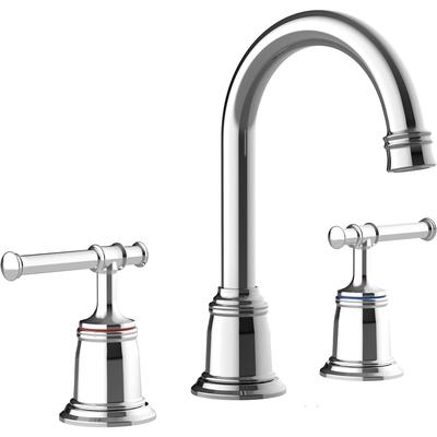 Classical 8 inch Bathroom Faucet for Sink 3 Holes - Stainless Steel