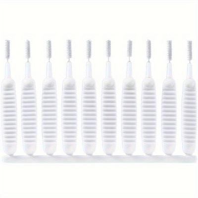 TEMU 10pcs Dust Plug Kit With Cleaning Brush For Computers, Laptops, Keyboards, Electronic , And Musical Instruments - Protects And