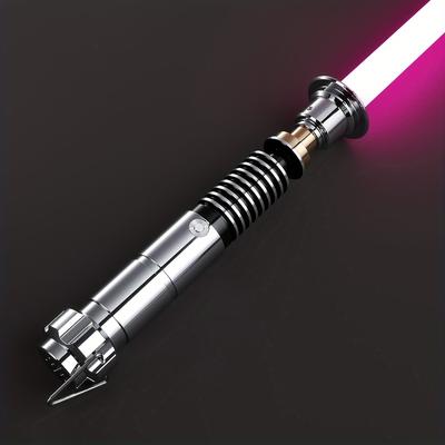 TEMU Luke V1 Rgb/pixel Heavy Duty Metal Handle Duel Light Saber, 82cm Blade Type-c Charging, 34 Sets Of Sound Effects 16 Colors, Outdoor Sports, Cosplay, Christmas, Gift