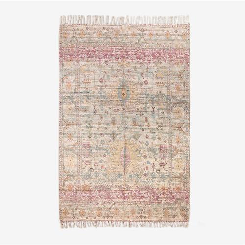 Teppich aus Jute und Stoff (260 x 170 cm) Demir Ethnic Colors - Sklum