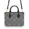 Damenhandtasche mit rotem Schottenkaro und verstellbarem Riemen – stylische Umhängetasche für den Alltag und das Büro