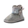 Schlupfboots DISNEY "Frozen", Damen, Gr. 27, silber, Synthetik, mehrfarbig, sportlich, Schuhe, Winterboots, Snowboots, Winterschuhe, gefüttert