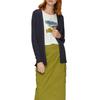 Strickjacke S.OLIVER, Damen, Gr. 38, blau (navy), Feinstrick, Obermaterial: 50% Baumwolle, 50% Viskose, unifarben, casual, gerade Po-bedeckend, Rundhals, Langarm Bündchen, Strickjacken, Feinstrick ohne Verschluss