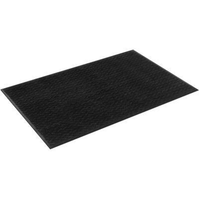 Teppich "Duo Charcoal", schwarz, B:60cm H:9mm L:90cm, Polyamid, WASH+DRY BY KLEEN-TEX, Teppiche, rutschhemmend, In- und Outdoor geeignet, waschbar Image