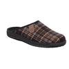 Pantoffel ROHDE "SOLTAU", Herren, Gr. 44, schwarz (schwarz, braun kariert), Filz, klassisch, Schuhe, Hausschuh, Clog, Wohlfühlschuh zum Schlupfen