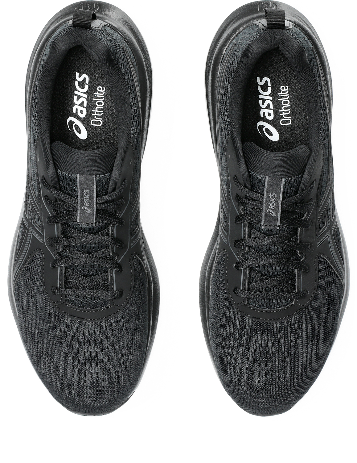 Laufschuh ASICS "GEL-CONTEND 9", Herren, Gr. 42,5, schwarz (schwarz, graphite grau), Synthetik, Textil, Schuhe Laufschuh, mehr Dämpfung