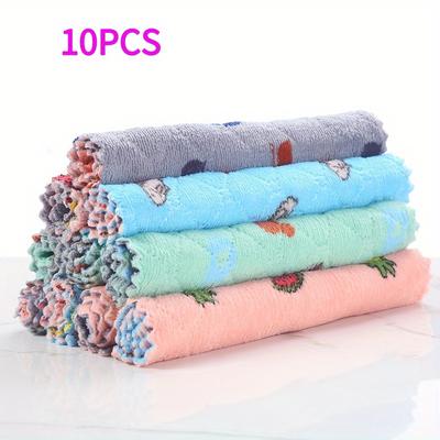 TEMU The 10pcs/ And - Handkerchief Set Is For Bathroom And