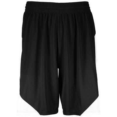 Augusta Sportswear 1733 Step-Back Basketball Shorts in Black/White size Large | Polyester