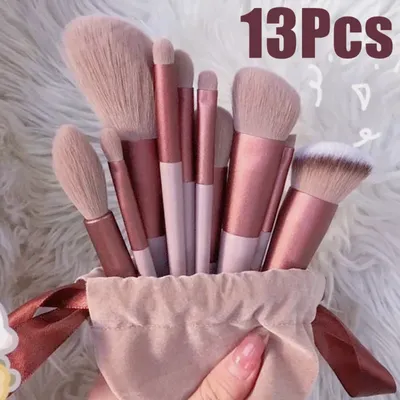 13 PCS Makeup Brushes Set Eye Shadow Foundation Women Cosmetic Brush Eyeshadow Blush Beauty Soft