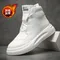 High Top Shoes Men's Fashion Casual Shoes Thick Soled Men's Shoes Autumn and Winter New 2024