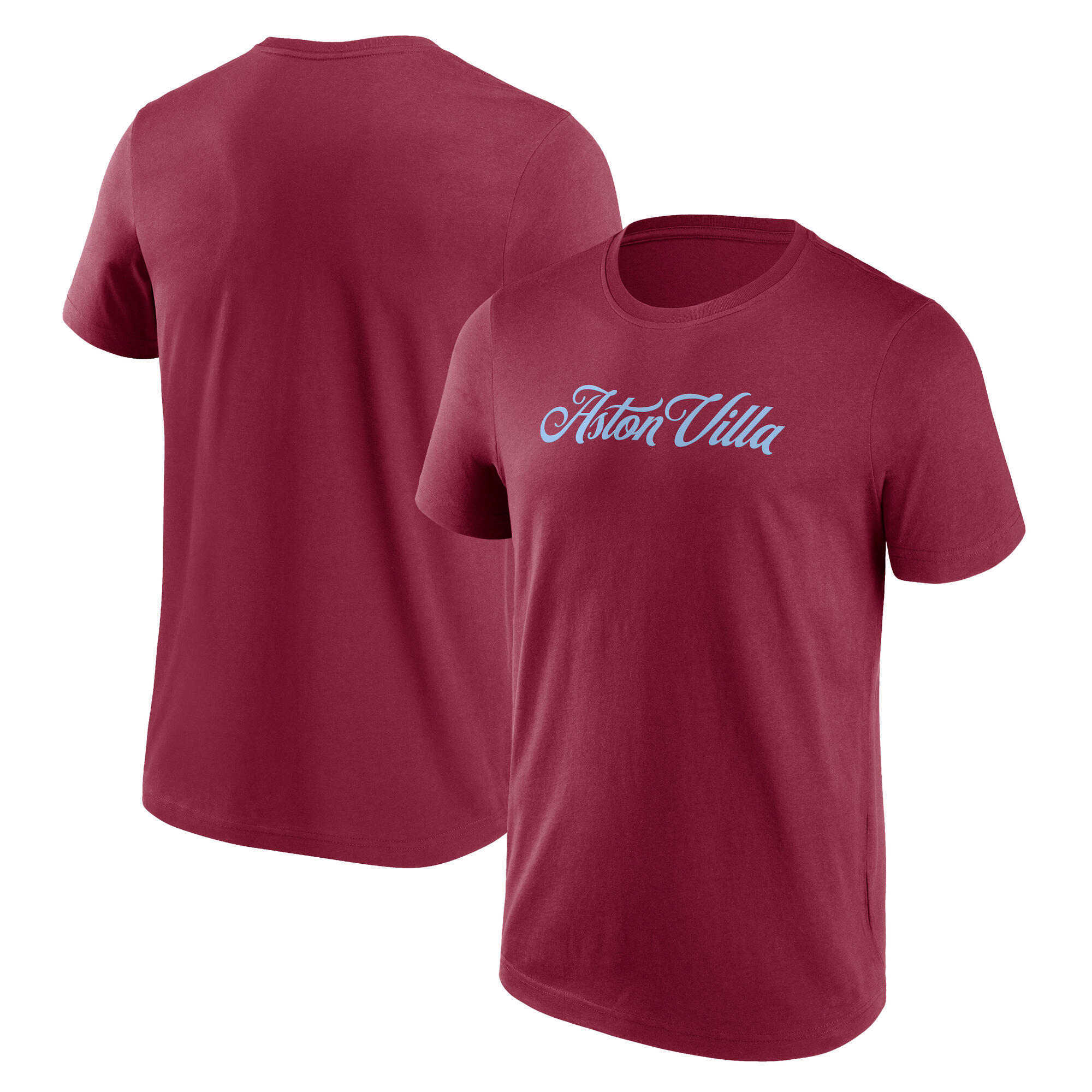 Aston Villa Wordmark Graphic T-Shirt – Weinrot – Herren Image