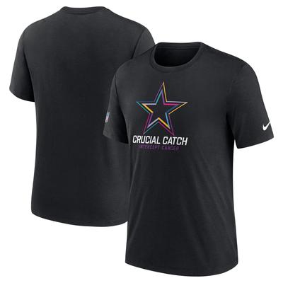 Schwarzes Nike Dallas Cowboys 2024 NFL Crucial Catch T-Shirt für Herren Image