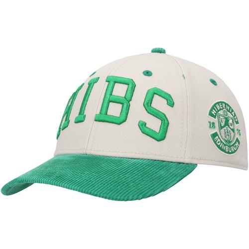 Hibernian Cord Cap – Stein/Grün – Erwachsene